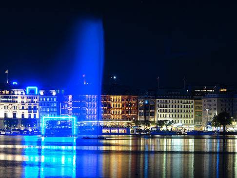 Foto Fontäne auf der Binnenalster