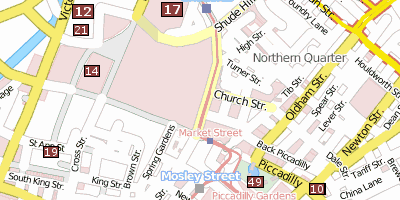 Cathedral Stadtplan