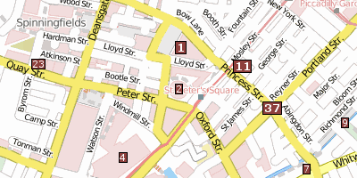 Central Library Stadtplan