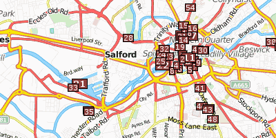 Imperial War Museum Manchester Stadtplan